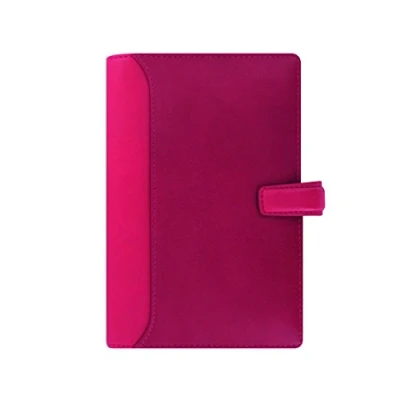 Image of Filofax 025157 Nappa Cerise Pink Deluxe Leather Personal Planner Journal