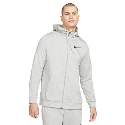 Image of Nike CZ6376 063 M NK DF HDIE FZ FL Sweat mens dk grey heather/(black) 4XL