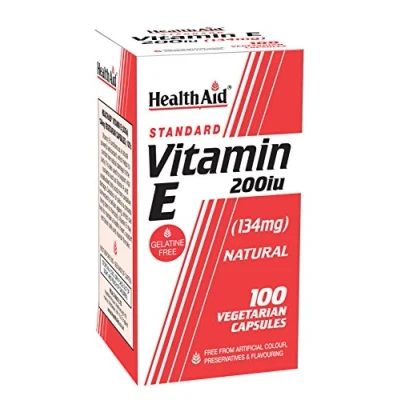 Image of HealthAid Vitamin E 200iu, 100 Vegicaps
