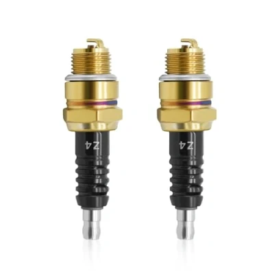 Image of Wai Danie 2 Pcs Spark Plug Z4C for 49cc 50cc 60cc 66cc 70cc 80cc Stroke Engine Motorized Bicycle Bike Moped Scooter JOG50 90 ZX50 QJ50 DX100