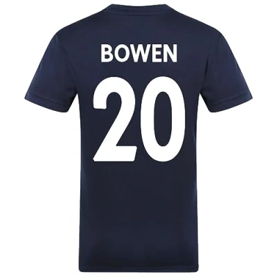 Image of West Ham United FC Mens Bowen 20 Poly T Shirt Navy Small