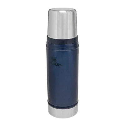 Image of Stanley Classic Legendary Thermal Flask 0.47L Keeps Hot Or Cold For 15 Hours BPA Free Insulated Bottle Stainless Steel Coffee Leakproof Dishwasher Safe Nightfall