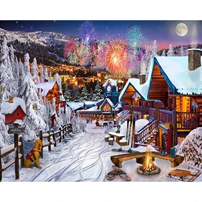 Image of Vermont Christmas Company Winter Playground Jigsaw Puzzle 1000 Piece