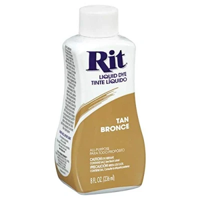 Image of Rit Liquid Fabric Dye Tan 236ml