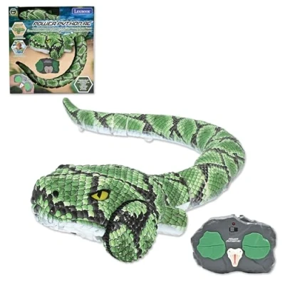 Image of Lexibook, Power python RC, Radio controlled snake, Moves on Land and water at 5 km/h (3mph), modes, Waterproof, Extendable to 75 cm, Green, SNAKE01