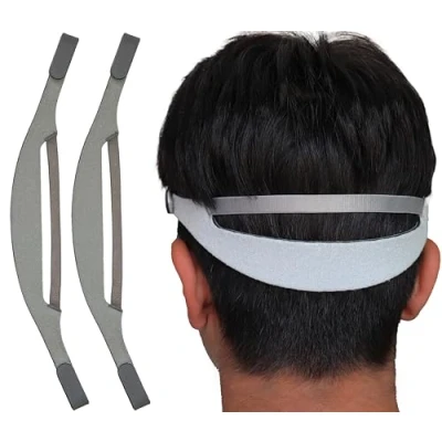Image of 2 Pack Headgear Strap Replacement Compatible with Respironics DreamWear Nasal CPAP Mask