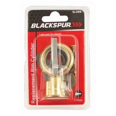 Image of Brass Replacement Rim Cylinder By Blackspur