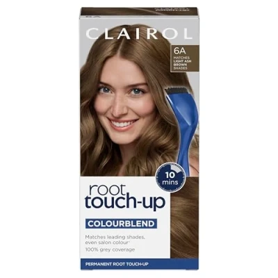 Image of Clairol Root Touch Up Permanent Hair Dye, 6A Light Ash Brown