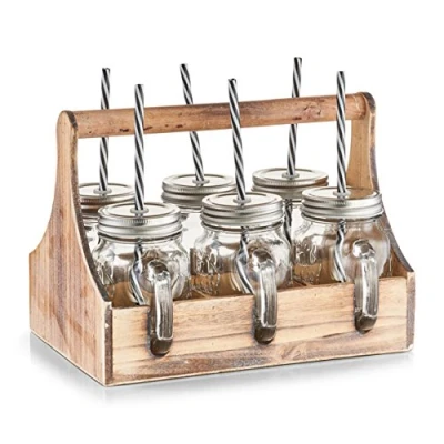 Image of Zeller drinking glasses with box, Glass, Transparent/Natur, 29 x 22.5 22.1 cm