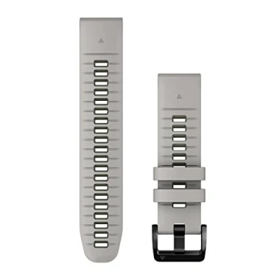 Image of Garmin epix PRO (g2) 22mm QuickFit Fog Grey/Moss Silicone Band