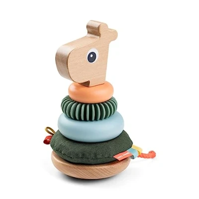 Image of Done by Deer Houten Stapeltoren Raffi Kleurenmix
