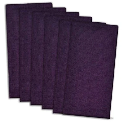 Image of DII Tabletop Collection, Cotton, Eggplant, 20&quot; x (Set of 6)