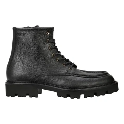 Image of BOSS Julyo HALB GR Laceup ankle boots, Men&#039;s, Size: 9, Black Leather