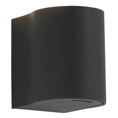 Image of Dunbar LED Outdoor Small Wall Light Textured Black IP65