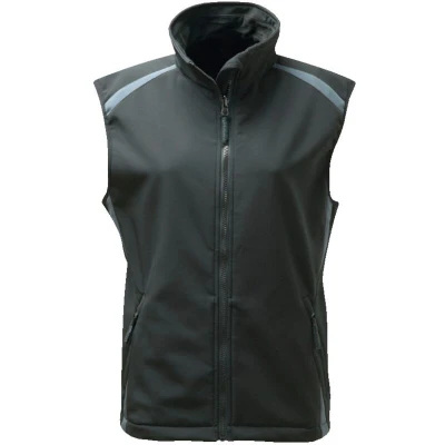 Image of Sitesafe Womens Soft shell Gillet Black Medium