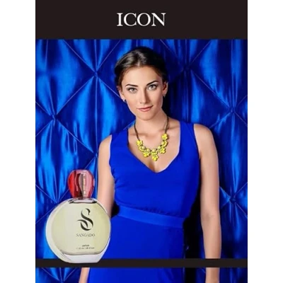 Image of ICON by SANGADO, Perfume for Women, 8 10 hours long Lasting,Chypre Floral, Fine French Essences, Classy, Discreet, Elegant, 60 ml Spray