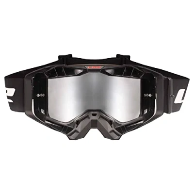 Image of LS2 Helmets Aura Goggle (Black with Silver Iridium Lens)