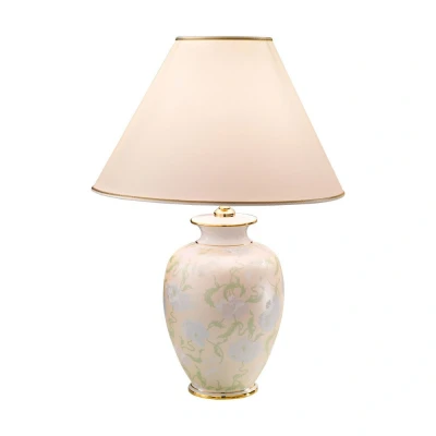 Image of austrolux Giardino Perla table lamp, handpainted, Ø 40 cm