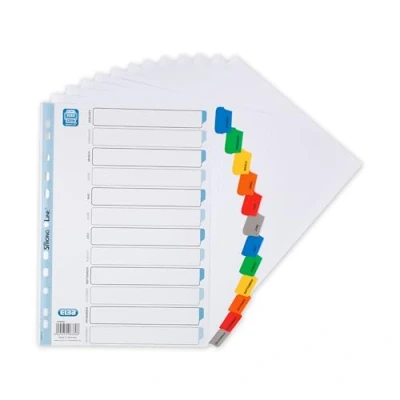 Image of Elba, File Dividers A4, Jan Dec, Assorted