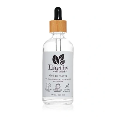 Image of Earthy Nail Polish Gel Remover 100ml/3.38 fl oz