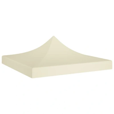 Image of vidaXL Party Tent Roof 2x2 m Cream 270 g/m²