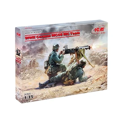 Image of ICM ICM35645 1:35 WWII German MG08 MG Team 2 Figs