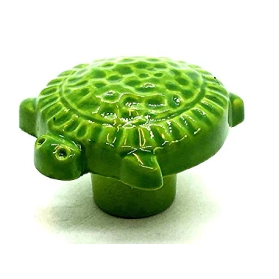 Image of 4 x Green Turtle knobs 36mm Terrapin Tortoise Shell Cupboard Cabinet