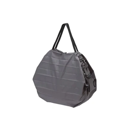 Image of MARNA Japanese Compact Foldable Shopping Bag Shupatto Size M Mori (Forest) Unisex, grey, 32 x cm, Contemporary