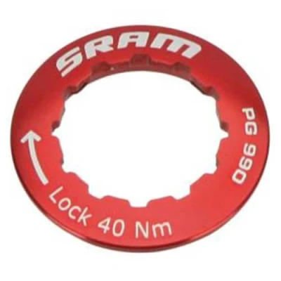 Image of SRAM Cassette Lockring PG990 PG970DH Red Aluminium (11 T), 11.2415.022.000