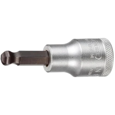 Image of Gedore IN19K8 1/2 8 x 60 mm 6 Hex Screws Screwdriver Bit Socket Silver
