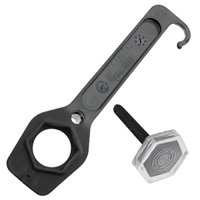 Image of Flymo Genuine Hover Vac 280 Lawnmower Blade Bolt &amp; Plastic Spanner
