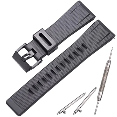 Image of MCXGL Resin Strap Suitable for Caiso GA 2000 PRG 600 650 PRW 6600 Mens Rubber Sports Waterproof 24mm Bracelet Watch Band Accessories (A black)