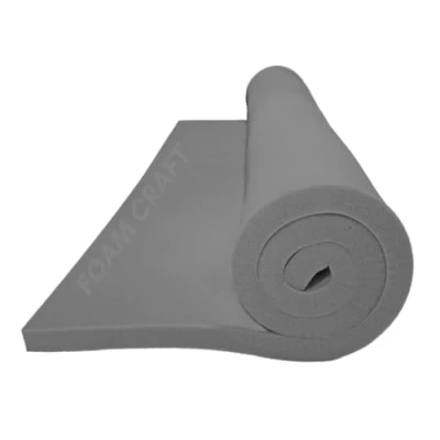 Image of Foam CRAFT® Upholstery Sheet chair pads kitchen cushion for outdoor furniture, patio set booster seat &amp; garden cushions Office (Grey Foam, 35x40x2.5cm)