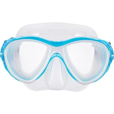 Image of Cressi Samoa Mask Diving And Snorkelling Mask, Clear/Aquamarine, One Size, Unisexsex Adult