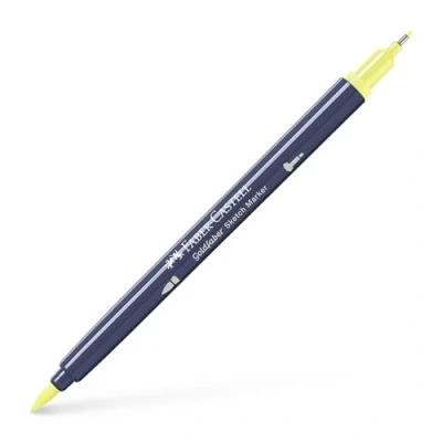 Image of Faber Castell Creative Studio Goldfaber Sketch Marker, Light Yellow Glaze, Single For Art, Craft, Drawing, Sketching, Home, School, University, Colouring