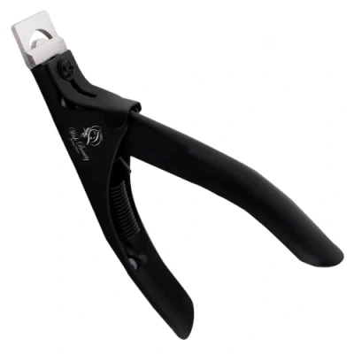Image of Nail Clippers Tip Cutters for Acrylic False Fake Gel Artificial Nails Rustproof Sharp Professional Manicure Pedicure Trimmer Care Tools (Black)