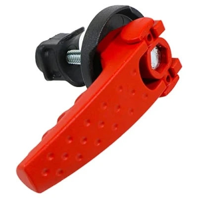 Image of Spares2go Quick Release Handle Clamping Lever for Bosch Rotak 32 34 37 40 43 Lawnmower