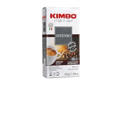Image of Kimbo Coffee, Espresso Intenso, Ground Medium Roast, 12/13, Italian 1 x 250g