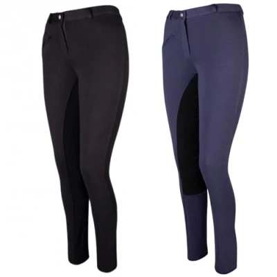Image of PFIFF Men&#039;s Full Seat Riding Breeches blue blue/black Size:54