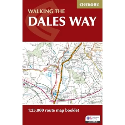 Image of The Dales Way map Booklet: 1,25:000 route booklet