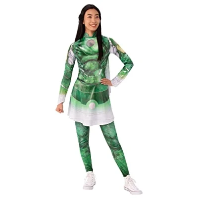 Image of Rubie&#039;s 702058M000 Marvel the Eternals Movie Deluxe Sersi Costume, Women, green, 10 12