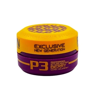 Image of Pion Hair Styling Wax Series 150ml Long Lasting Hold, Texture and Volume, Daily Use, For All Types (150ml (Pack of 1), P3 Berry)