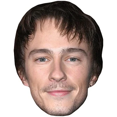 Image of Drew Starkey (Long Hair) Celebrity Mask, Flat Card Face, Fancy Dress Mask