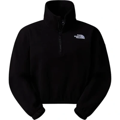 Image of The North Face Glacier HALF ZIP Fleece jumper, Women&#039;s, Size: 12/14, Black