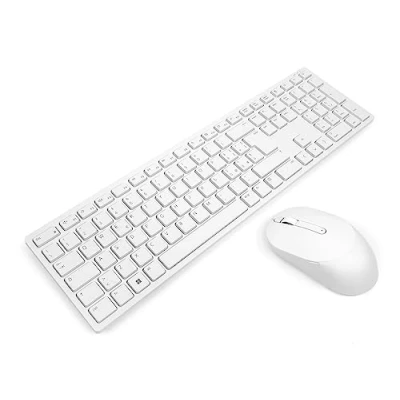 Image of Dell KM5221W White ITALIAN Pro Wireless Keyboard &amp; Mouse Combo Bundle