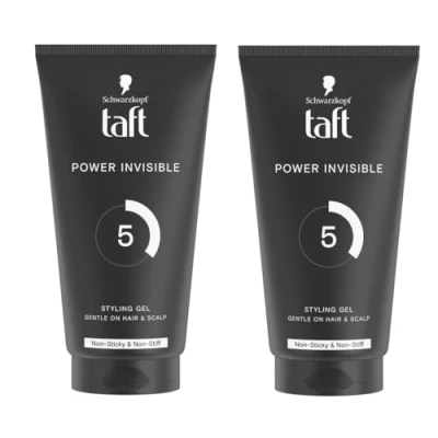 Image of Schwarzkopf Taft Gel Power Invisible not stick Hold 5 150ml x 2