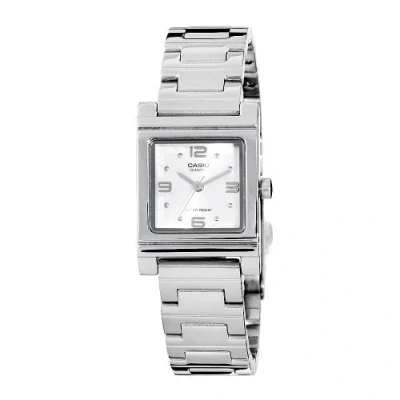 Image of Casio Women&#039;s LTP1237D 7A Silver Tone Shell White Dial Watch, Silver, LTP 1237D 7ACR