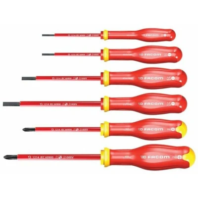 Image of FACOM PROTWIST VDE SCREWDIVER Set 6PCE PH/SL