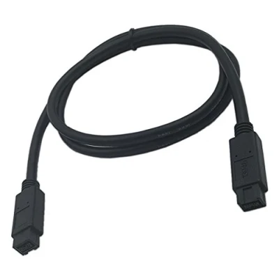 Image of zdyCGTime Firewire 800 9 Pin to Male IEEE 1394b Cable,Compatible with PC,FireWire, SUN, Sony iLink and all peripherals.(3.3 ft/Black)