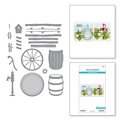Image of Spellbinders Rustic Etched Dies from The Country Garden Collection by Annie Williams, Metal, ONE